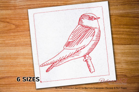 American Cliff Swallow for Business Embroidery