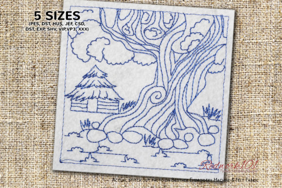 Big Tree with Small Hut