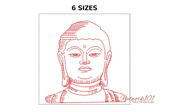 Buddha Face Bluework Review: A Spiritual Embroidery Design