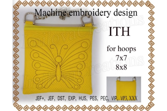 Cosmetic Bag Zippered Bag Butterfly