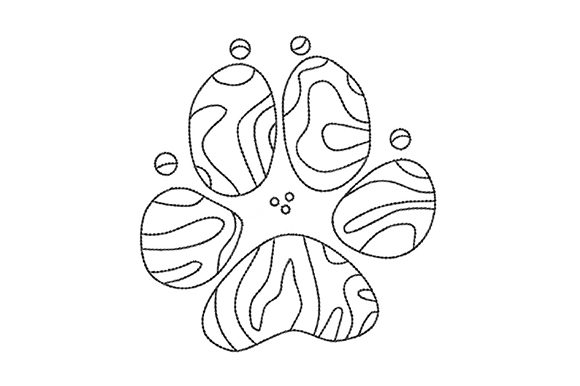 Dog Paw with Lines Review