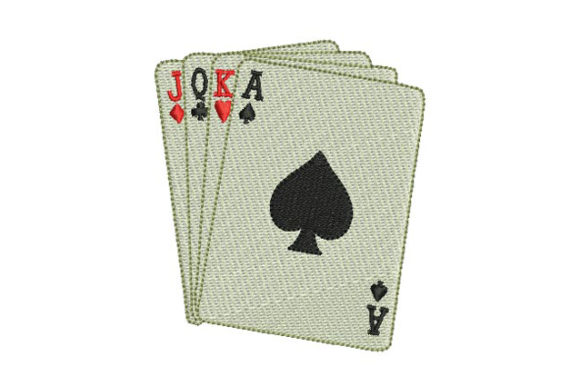 JQKA: A Versatile Embroidery Design for Game Lovers