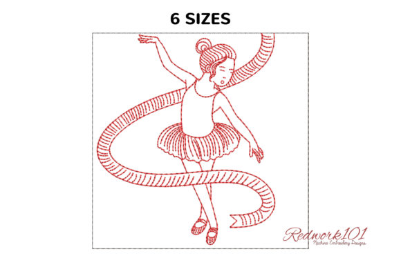 Little Girl Doing Ballerina Embroidery Review