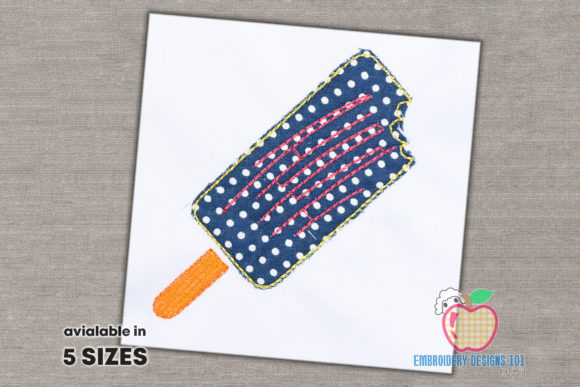 Popsicle Trio Summer Ice Cream Applique Review